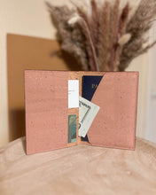 Load image into Gallery viewer, Turey Passport Wallet - Guava & Natural