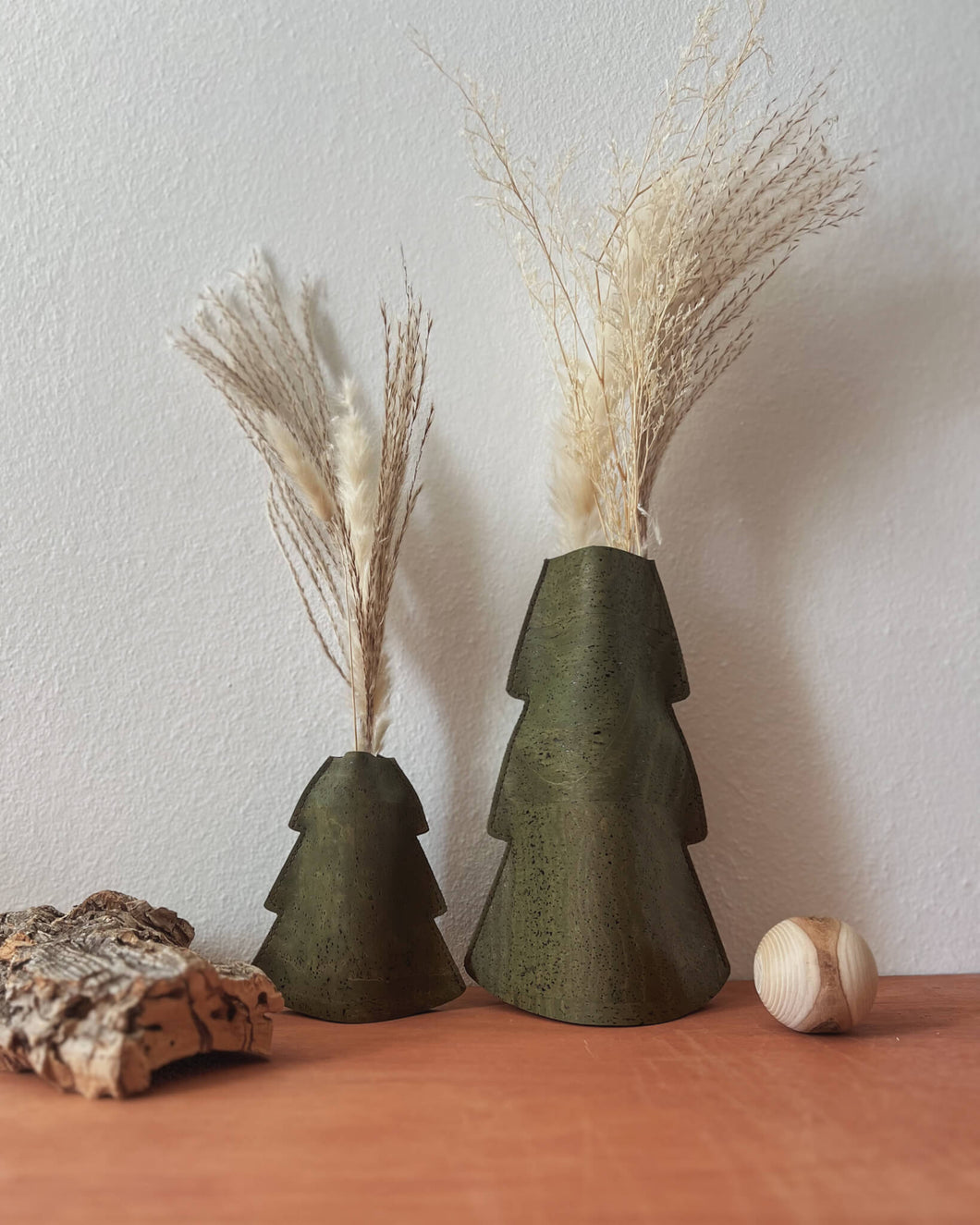 Pine Tree Cork Vases